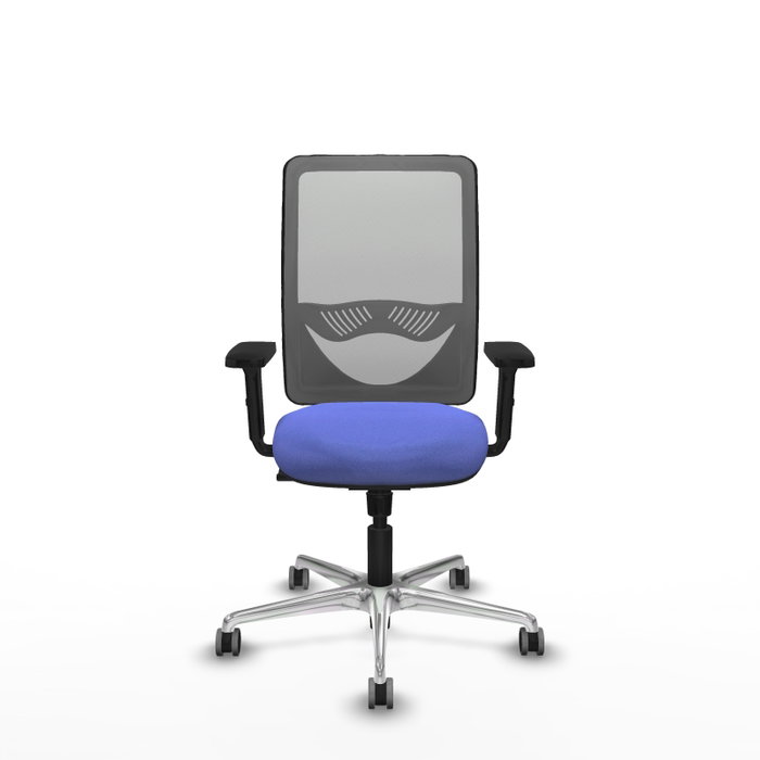PIQUERAS Y CRESPO Silla de oficina Zulema con mecanismo Sincro, Azul claro y Gris PIQUERAS Y CRESPO Silla de oficina Zulema con mecanismo Sincro, Azul claro y Gris