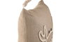 DKD Home Decor Cnacc 26 Cojín Mediterraneo Natural Blanco 45x45x12 cm (12 Unidades) Yute Poliester Bordado Cremallera