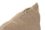 DKD Home Decor Cnacc 26 Cojín Mediterraneo Natural Blanco 45x45x12 cm (12 Unidades) Yute Poliester Bordado Cremallera
