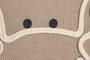 DKD Home Decor Cnacc 26 Cojín Mediterraneo Natural Blanco 45x45x12 cm (12 Unidades) Yute Poliester Bordado Cremallera