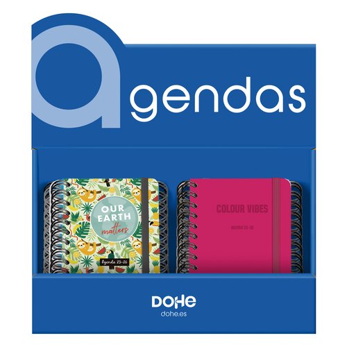 Agenda Escolar (2025-26) Dohe Premium A6 D/P Surtido Expositor De 20 Agenda Escolar (2025-26) Dohe Premium A6 D/P Surtido Expositor De 20