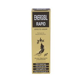 ENERGISIL Rapid Frasco Unidosis Ginseng Guaraná Jengibre Vitaminas B3 B6 B12