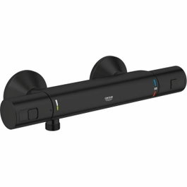 Grohe Mezclador termostático de ducha Precision Start - Negro mate