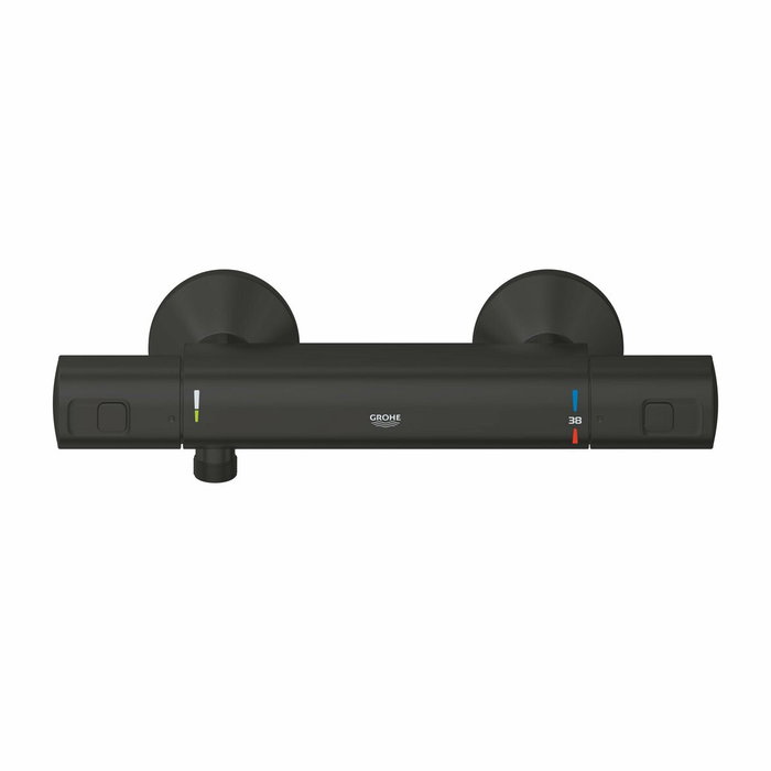 Grohe Mezclador termostático de ducha Precision Start - Negro mate