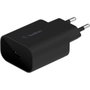 Belkin Cargador de Pared USB-C 25W WCA004vfBK Negro PD 3.0