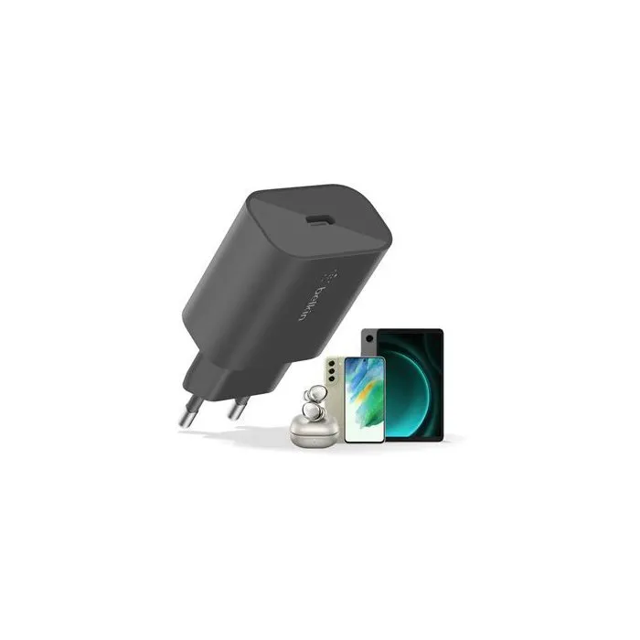 Belkin Cargador de Pared USB-C 25W PD PPS Negro - BEL0745883850020