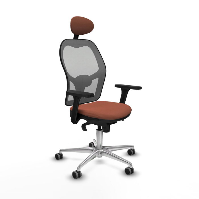 PIQUERAS Y CRESPO Silla de oficina Jorquera Marrón y Gris PIQUERAS Y CRESPO Silla de oficina Jorquera Marrón y Gris