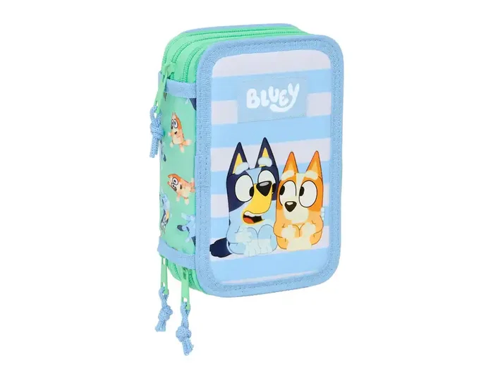 Safta Plumier Triple Bluey Sisters de 37 Piezas Safta Plumier Triple Bluey Sisters de 37 Piezas