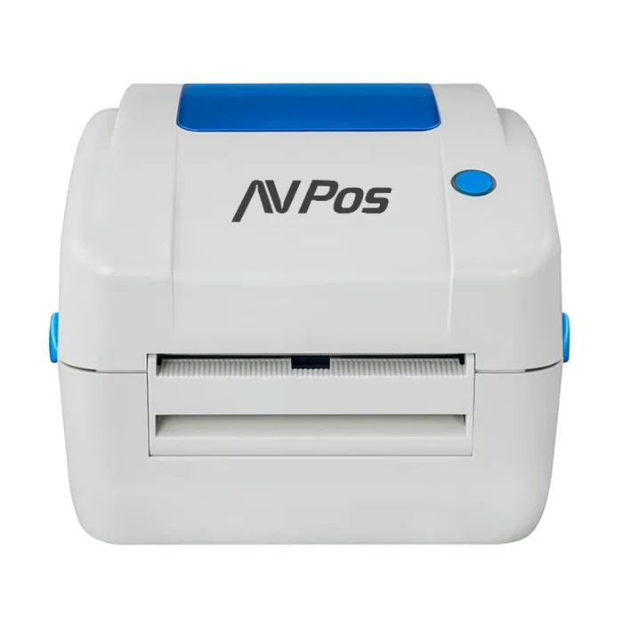 Avpos e49 Impresora Térmica de Etiquetas, 300 dpi, USB y LAN, Gris