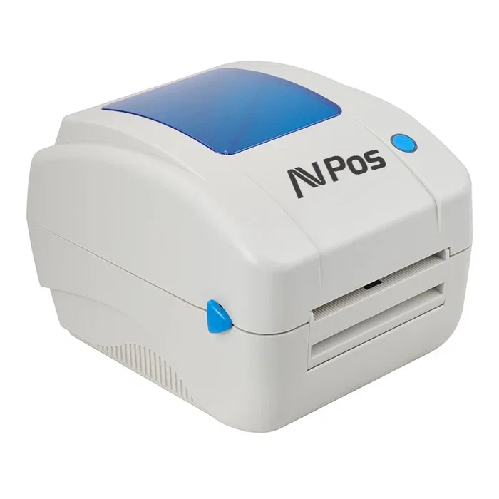 Avpos e49 Impresora Térmica de Etiquetas, 300 dpi, USB y LAN, Gris