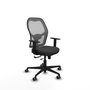 PIQUERAS Y CRESPO Silla de oficina Jorquera Gris con mecanismo Sincro/Traslack