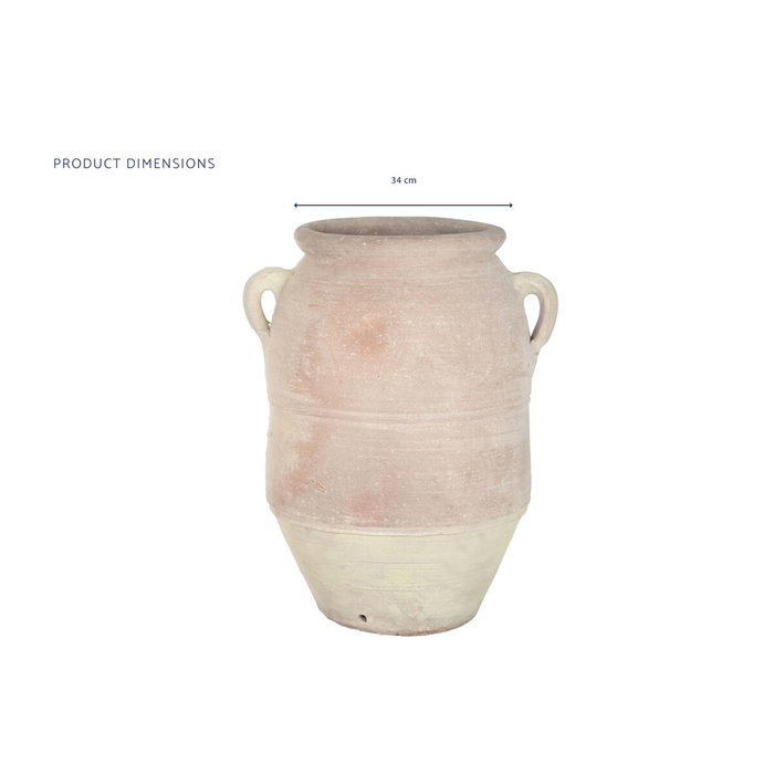 DKD Home Decor Ánfora de Terracota Colección Jerba