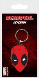 Pyramid International Llavero Marvel Comics Deadpool Face de caucho