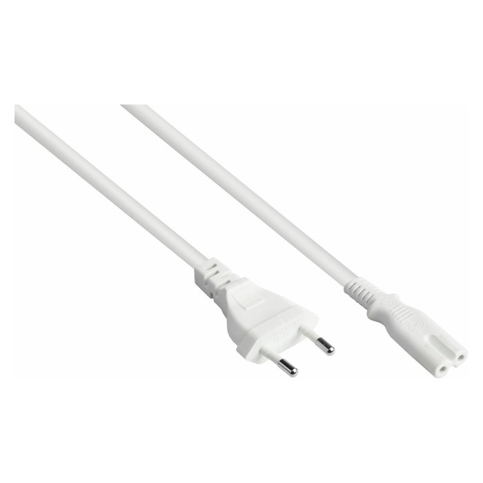 Kabelmeister Euro-Netzkabel con extremo abierto, 1,5 m, blanco Kabelmeister Euro-Netzkabel con extremo abierto, 1,5 m, blanco