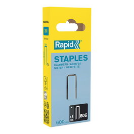 Rapid Grapas 606 Galvanizadas 18 mm - 600 unidades