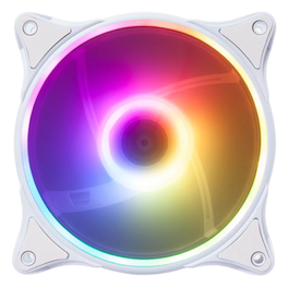 Hiditec Ventilador de caja N18 ARGB 12 cm - Ventilador para PC con iluminación RGB direccionable y control PWM