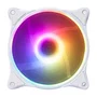 Hiditec N18 Ventilador para PC 12 cm ARGB Blanco - Soporte Hidráulico, 19.5 dB, 37.8 CFM, Iluminación LED Multicolor, 3-Pin + 4-Pin