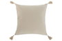 DKD Home Decor Cojin Boho Crudo 8 x 45 x 45 cm (2 Unidades) Poliester Algodon