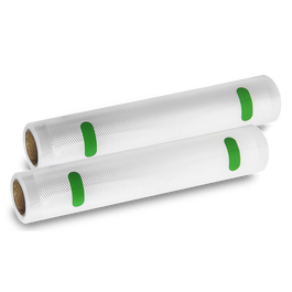 Cecotec Pack de 2 rollos para envasadora 20x600