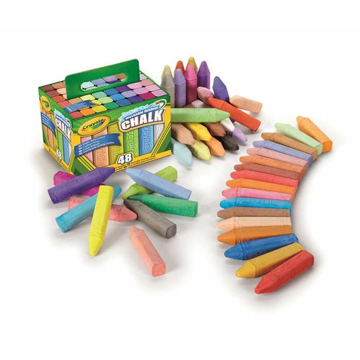 Crayola Tizas de Suelo Lavables Maxi, 48 unidades Crayola Tizas de Suelo Lavables Maxi, 48 unidades