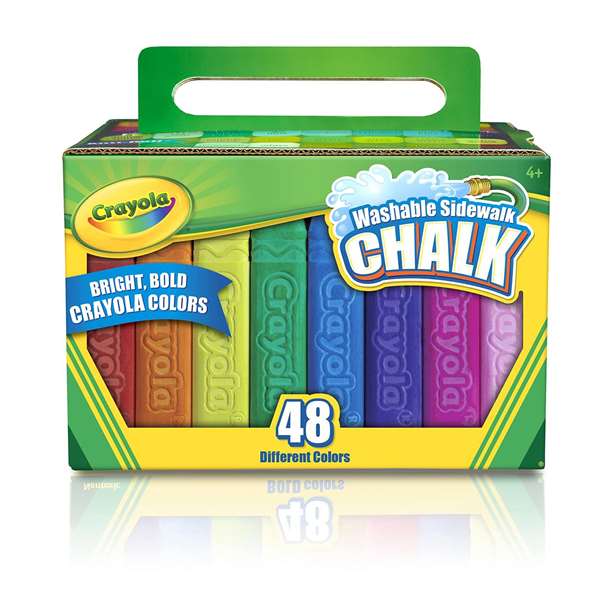 Crayola Tizas de Suelo Lavables Maxi, 48 unidades Crayola Tizas de Suelo Lavables Maxi, 48 unidades