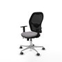 PIQUERAS Y CRESPO Silla de oficina Jorquera Gris y Negro con mecanismo Sincro/Traslack