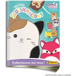 Panini Álbum Squishmallows con 188 Pegatinas y 40 Páginas