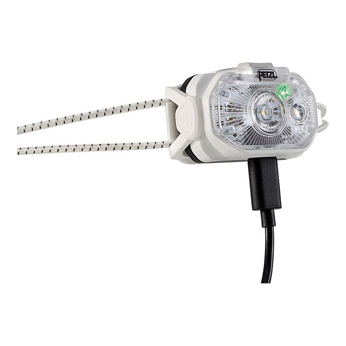 Petzl SWIFT LT Linterna frontal recargable color gris/verde para actividades outdoor