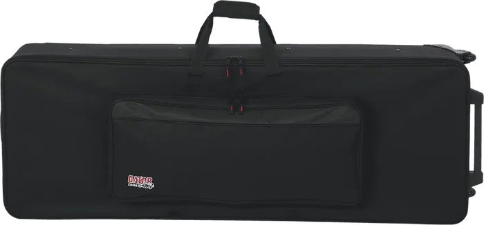 GATOR Softcase para Teclado Gator GK, 76 Teclas, Negro, Con Ruedas, Dimensiones 1346.2 x 482.6 x 184.2 mm