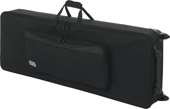 GATOR Softcase para Teclado Gator GK, 76 Teclas, Negro, Con Ruedas, Dimensiones 1346.2 x 482.6 x 184.2 mm