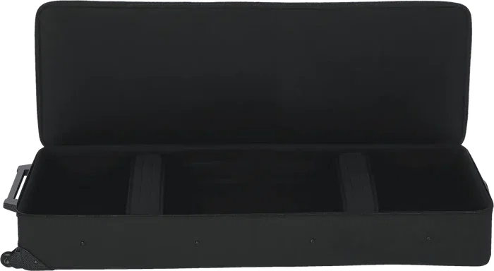 GATOR Softcase para Teclado Gator GK, 76 Teclas, Negro, Con Ruedas, Dimensiones 1346.2 x 482.6 x 184.2 mm