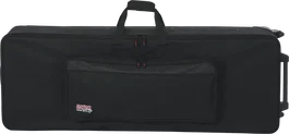 GATOR Softcase para Teclado Gator GK, 76 Teclas, Negro, Con Ruedas, Dimensiones 1346.2 x 482.6 x 184.2 mm