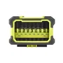 Ryobi Caja a prueba de golpes 10 accesorios atornillado Torx 50 mm Philips Pozidriv