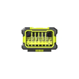 Ryobi Caja a prueba de golpes 10 accesorios atornillado Torx 50 mm Philips Pozidriv