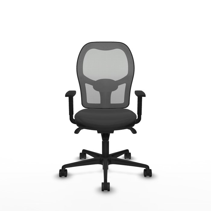 PIQUERAS Y CRESPO Silla de oficina Jorquera Gris oscuro y Gris con mecanismo Sincro PIQUERAS Y CRESPO Silla de oficina Jorquera Gris oscuro y Gris con mecanismo Sincro