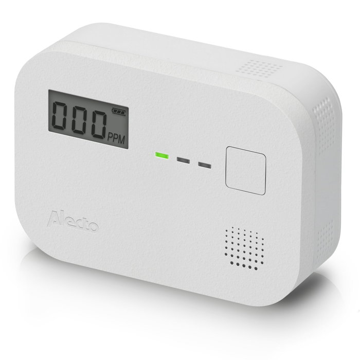 Alecto COA3910 Detector de Monóxido de Carbono con Pantalla y Sensor de 10 Años Alecto COA3910 Detector de Monóxido de Carbono con Pantalla y Sensor de 10 Años
