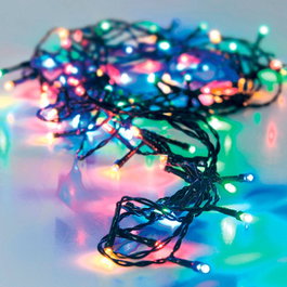 Basics Guirnalda multifunción 710 LEDs multicolor/blanca IP44