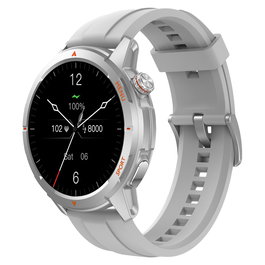 Bea-fon 601_EU001S Reloj Inteligente Smartwatch 1.43" AMOLED Plata, GPS, Monitor Cardíaco, IP68 Resistente al Agua 50m, Batería 6 Días