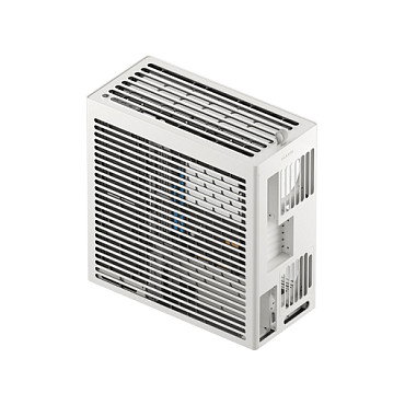 HAVN HS 420 Midi-Tower con cristal templado, blanco HAVN HS 420 Midi-Tower con cristal templado, blanco