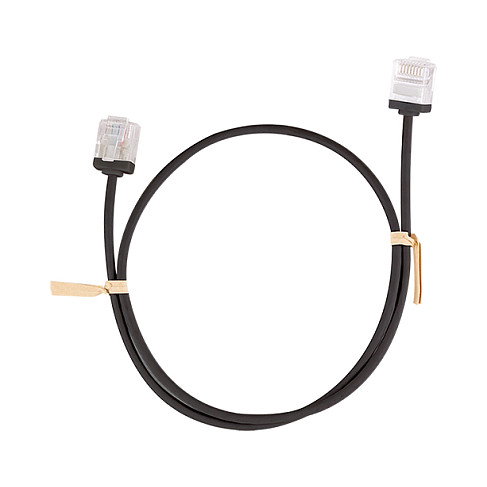 LogiLink Patch Cable Cat.6A U/UTP Slim High-Flex, negro, 2,00 m