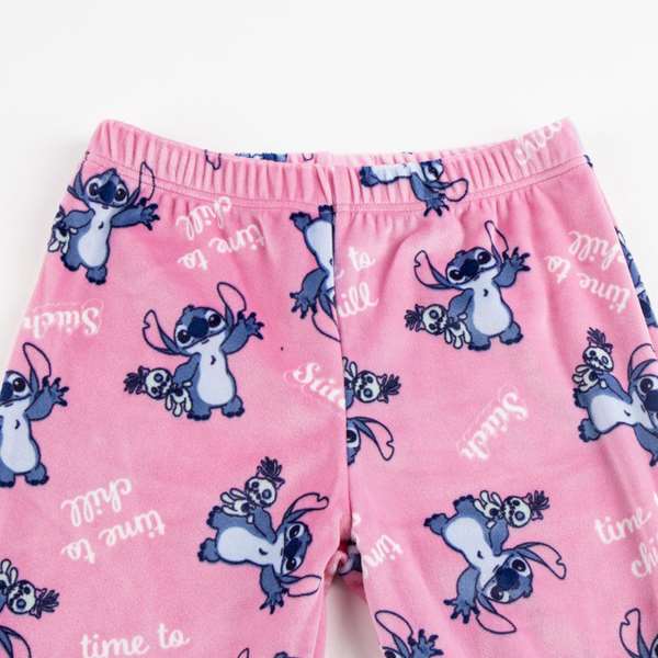 Cerdá Pijama Largo Velour Poly Aplicaciones Stitch Talla 12 Años