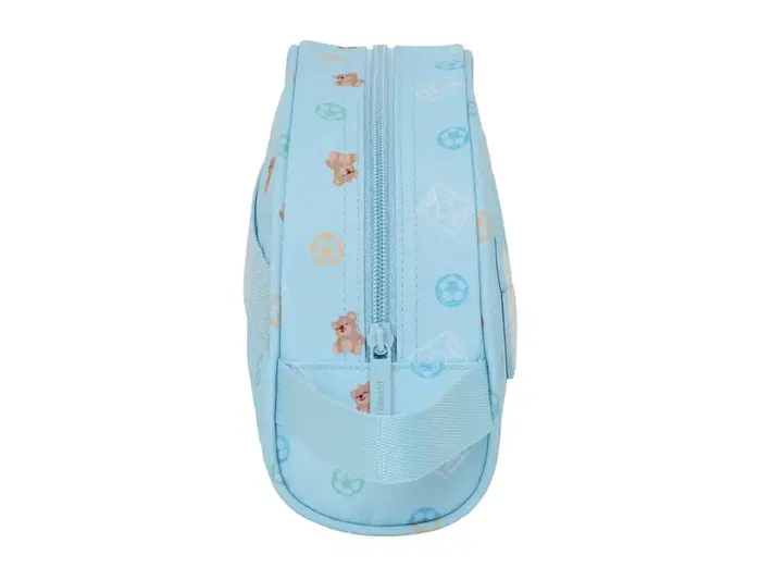 Safta Neceser Adaptable para Carro de la Compra, Colección Real Madrid, Azul, 160x260x90 mm