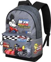Disney Mickey Mouse Mochila Pequeña HS FAN Champion Gris
