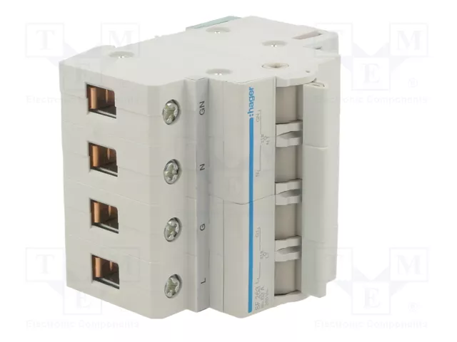 HAGER Interruptor de red-generador 63A 1+N 400V AC
