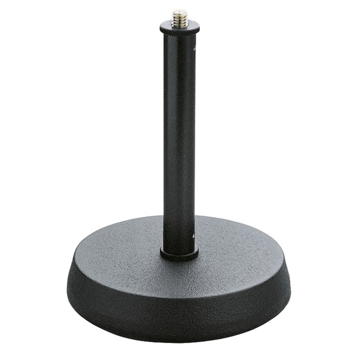 K&M 232 Soporte de mesa para micrófono negro K&M 232 Soporte de mesa para micrófono negro