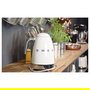 SMEG KLF04CREU Hervidor de Agua Retro 50s Style 1.7L 2400W Acero Inoxidable 7 Temperaturas Color Crema