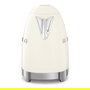 SMEG KLF04CREU Hervidor de Agua Retro 50s Style 1.7L 2400W Acero Inoxidable 7 Temperaturas Color Crema