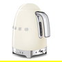 SMEG KLF04CREU Hervidor de Agua Retro 50s Style 1.7L 2400W Acero Inoxidable 7 Temperaturas Color Crema