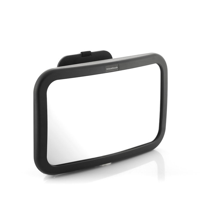 Innovagoods Espejo retrovisor de bebé para asiento trasero negro