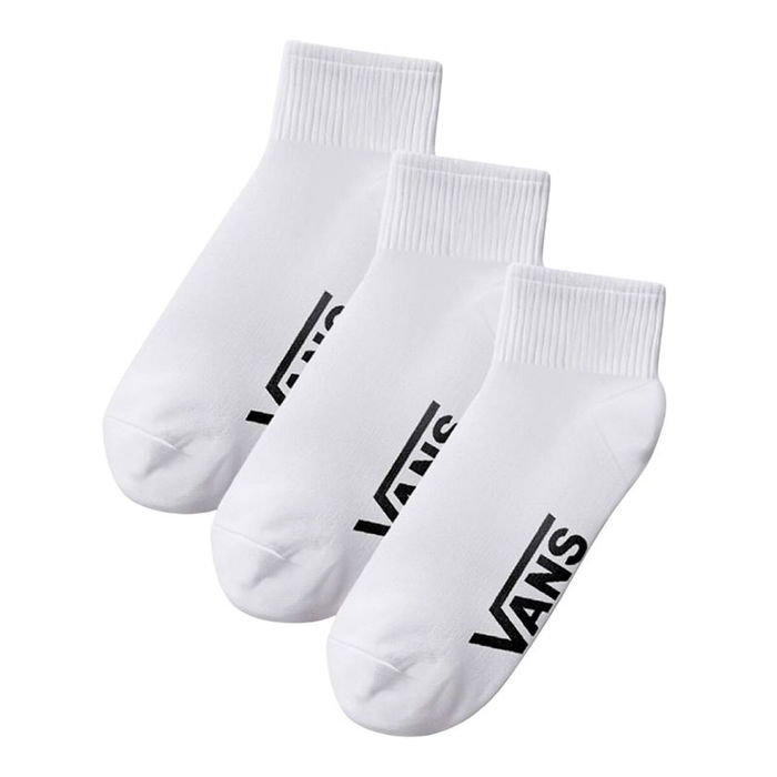 Calcetines Deportivos Vans Classic Quarter Crew Blanco 3 Piezas 11 Calcetines Deportivos Vans Classic Quarter Crew Blanco 3 Piezas 11